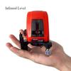 Двухлинейный лазерный уровень, проектор световой линии, мини, высокоточный, для использования в помещении и на открытом воздухе, специальный инфракрасный уровень