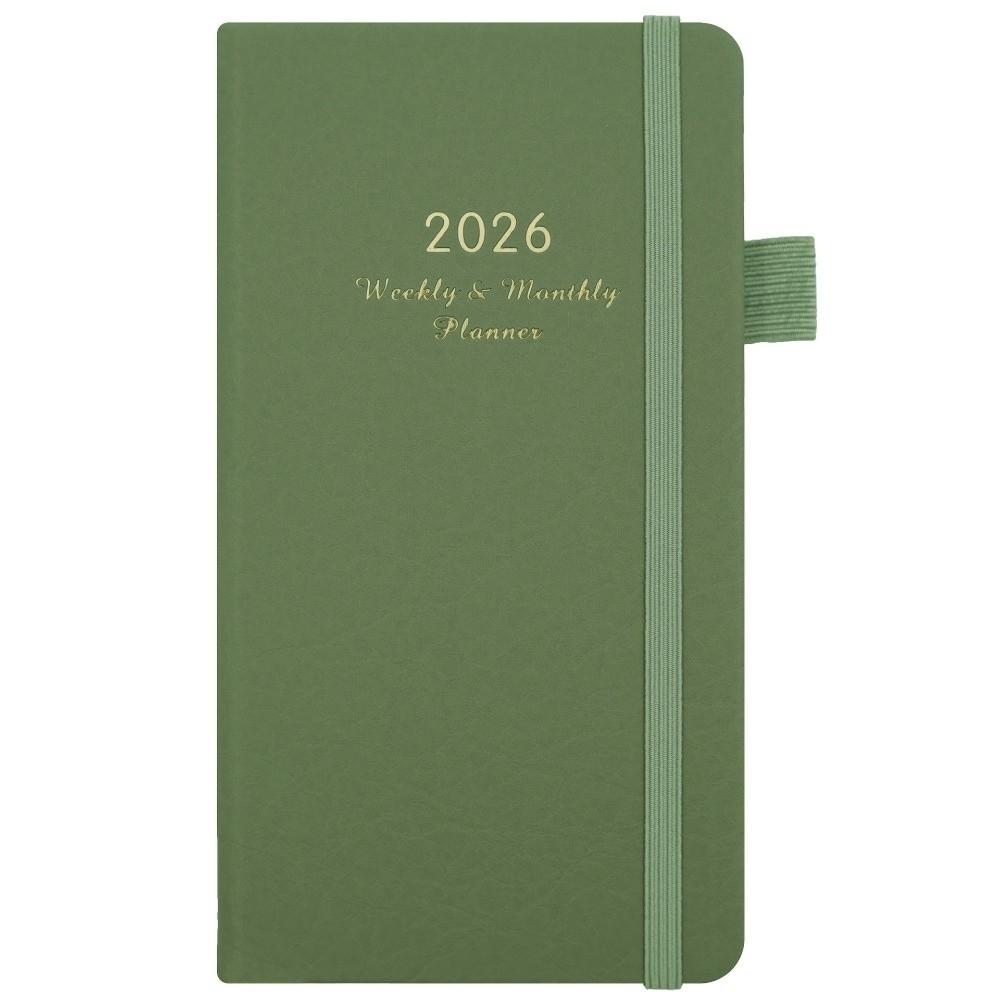 Hardcover Weekly Monthly Planner Portable Schedule Writing Diary 2026 Weekly Plan Notebook  Daily