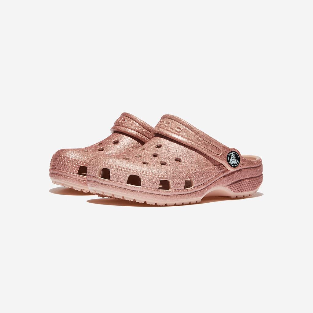Crocs Классические клоги с блестками для детей, CRS206993, 1010104301, Популярная корейская обувь