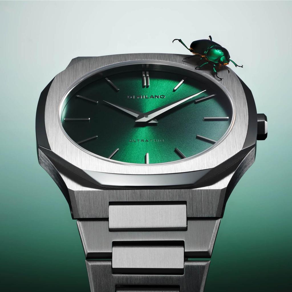Authorized Distributor D1 Milano Watch UTBJ37 Ultra Thin Scarabeo 40mm Stainless Steel Strap Waterproof [D1 MILANO] Men's [ULTRA THIN]