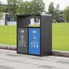 Outdoor Dual-Compartment Sorting Trash Can