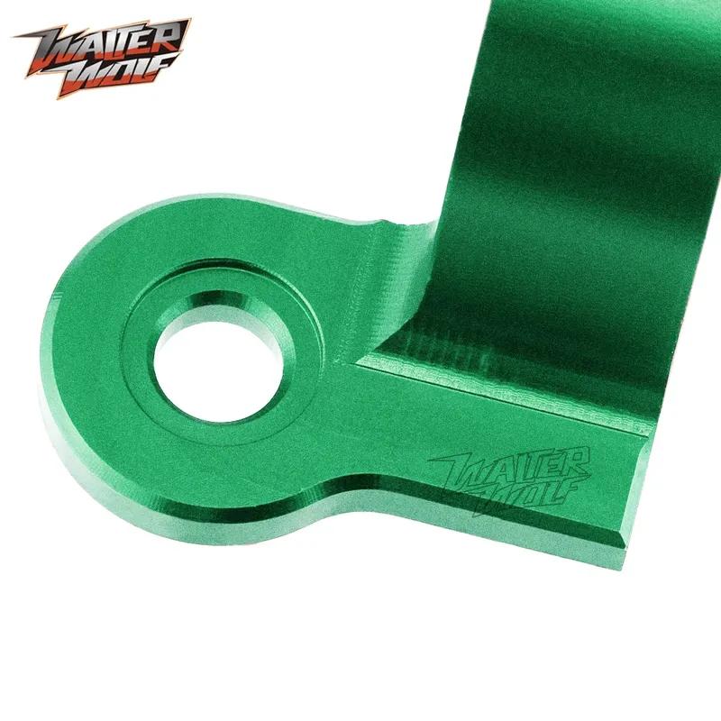 Rear Brake Hose Fixing Clip For KAWASAKI KDX 200R 220R KX 125 250 Guide Clamp Motorcycle Accessories Clamping Lines CNC Aluminum