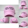 America Great Make Again Hat Donald Trump Us President Republican Cap Pink 2020
