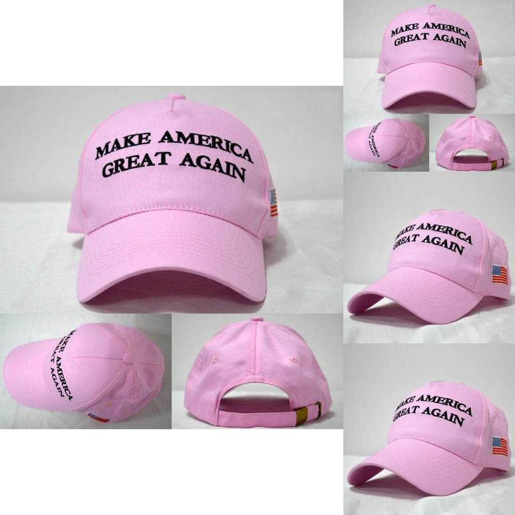 America Great Make Again Hat Donald Trump Us President Republican Cap Pink 2020