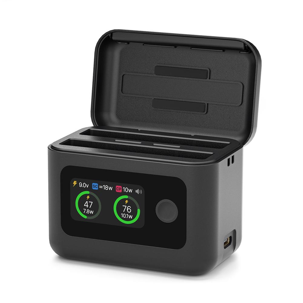 Для Insta360 X5 Зарядный кейс для аккумулятора USB-C Перезаряжаемый Портативный зарядный бокс для аккумулятора Хранилище для зарядного устройства аккумулятора Аккумуляторные компоненты