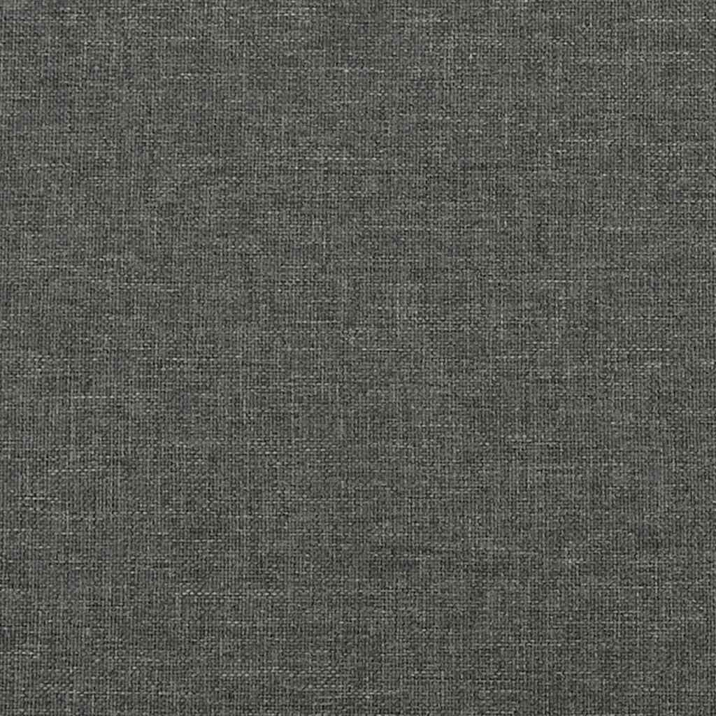 Vidaxl Rama Łóżka Bez Materaca, Ciemnoszara, 80X200 Cm, Obita Tkaniną