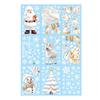 New Christmas Snowflake Static Wall Stickers Decoration Mirror Door Stickers Showcase Christmas Decorative Stickers