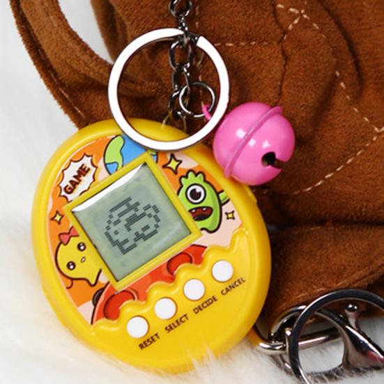 Электронная игрушка-питомец Милые узоры Интерактивная Мини Виртуальная Ностальгия Координация рук и глаз АБС Кормление питомцев Игра Брелок Детский подарок