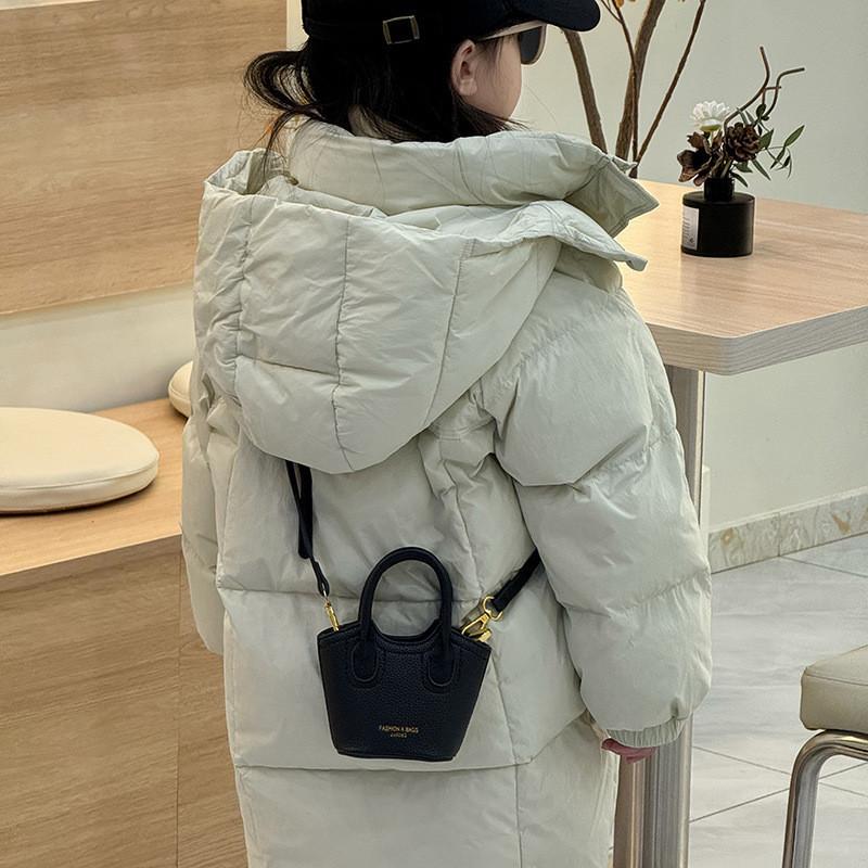 Шикарная мини-сумка-ведро из искусственной кожи для детей в восхитительных цветах для прогулок и на каждый день