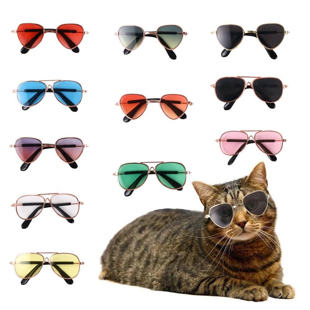 Fashion for Small Dog Cat Reflection Pet Products Photos Props Pet Glasses Cat Dog Sunglasses