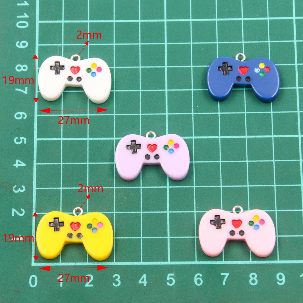 10-цветная подвеска из смолы для игровой консоли своими руками для подвески, браслета, ожерелья или багажа