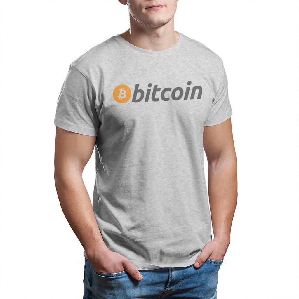 Bitcoin Sign Art Сатоши Накамото Классическая Футболка С Круглым Вырезом Топы Большого Размера Футболки Хлопковые Футболки С Коротким Рукавом