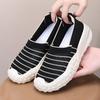 Summer New Women's Shoes Comfortable and Fashionable Mesh Breathable Flying Woven Shoes Women's Lightweight and Versatile Fashion Sports Shoes