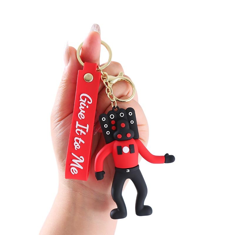 Cartoon Music Guy Keychain Perfect For Business/advertising/conference Gifts Pvc Soft Gel Material