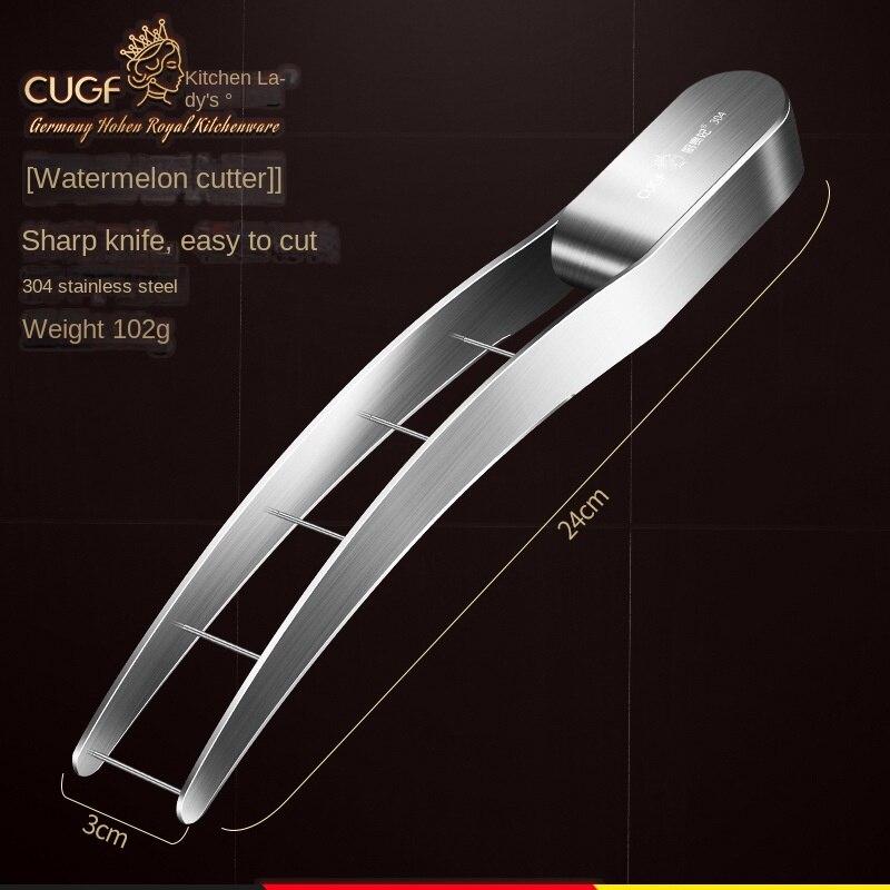 1 шт., разделитель для фруктов из нержавеющей стали 304, открытый арбуз, инструмент для нарезки кубиками, нож для мякоти, 1 шт.