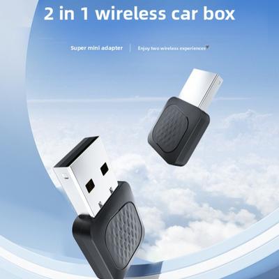 Беспроводной адаптер CarPlay Bluetooth Проводной в беспроводной 2 в 1 Донгл Android Auto для автомобиля