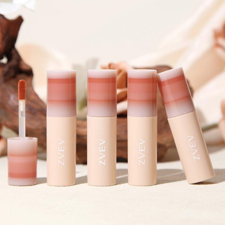 New Velvet Matte Mist Lip Glaze Waterproof Lipstick Moisturizing and Hydrating Lip Mud Natural White Brightening Lip Balm Lasting Set Women's Makeup