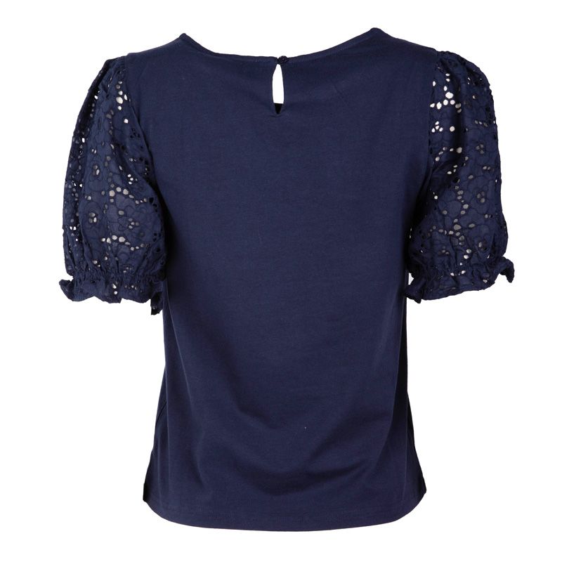 Женский топ с короткими рукавами и вышивкой орана LA PETITE ETOILE