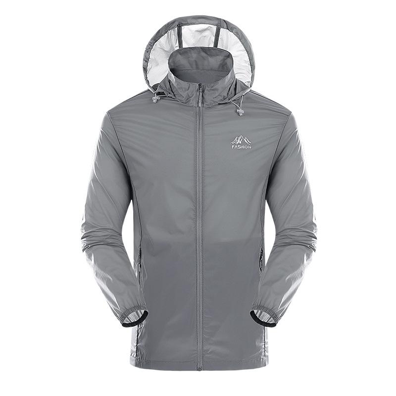 Новое худи мужское тонкое мужское куртка летняя ультратонкая дышащая одежда