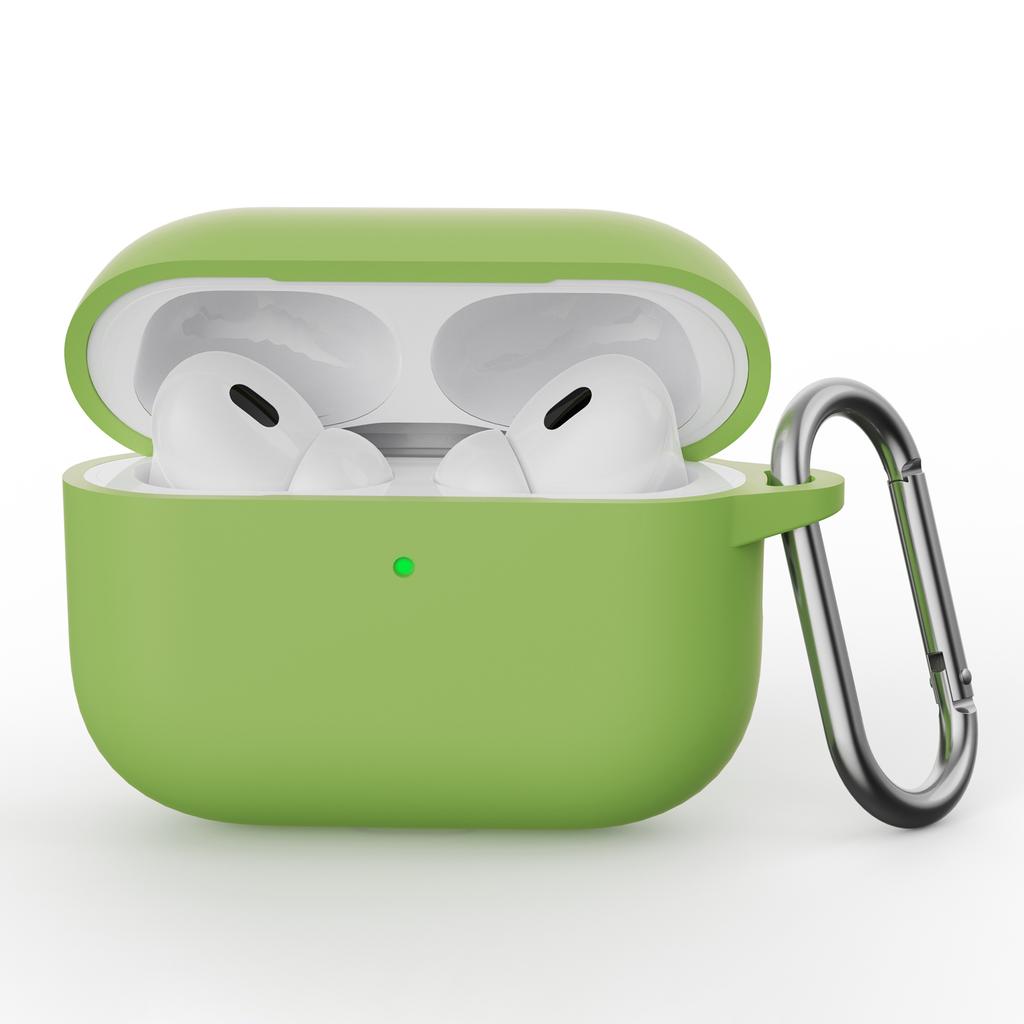 For AirPods Pro 3 Silicone Case Earphone Protective Cover with Carabiner