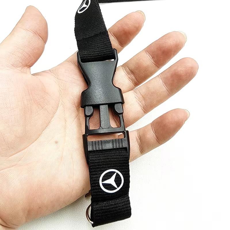 XKD1 Benz Lanyard Keychain For Mercedes AMG W203 W204 W205 W212 W246 A B C E CLA GLA GLC CLE GLS Class Interior Mouldings GBSJGS-BA