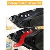 Car Towing Bars Kit Rear Bumper Bar Towing Trailer Hook Rear Frame Side Tow Hook Car Accessory For Toyota Tundra XK70 2022-2026