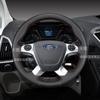 Для Ford Transit Connect Grand Tourneo 13-20 Оплетка Нескользящий Чехол на Руль Автомобиля DIY Черная Кожаный Салон Автомобиля