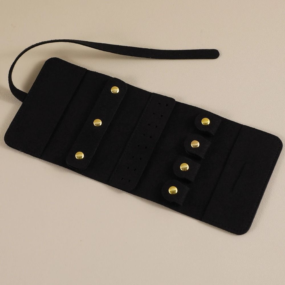 Foldable Jewelry Storage Pouch Microfiber Foldable Jewelry Case Jewelry Storage Bag Travel