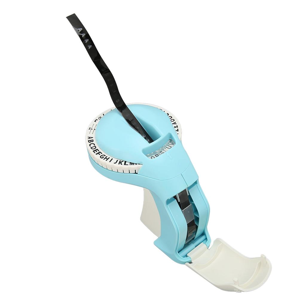 Машина для тиснения этикеток 600 точек на дюйм Ручной принтер этикеток 3D Портативный тисненый этикетировщик Writer Blue