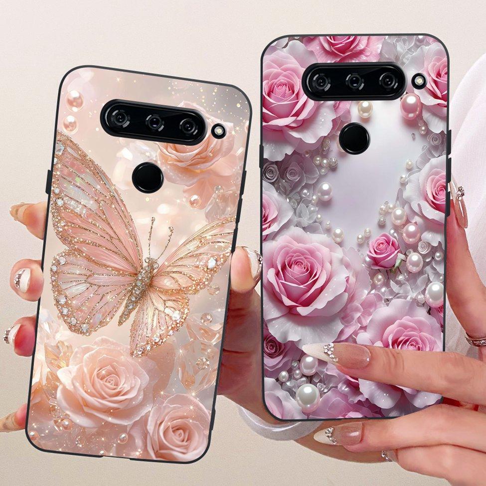 Чехол для телефона для LG V40 ThinQ Чехол Эстетичный Милый Модный Забавный Расписной Корпус для LG V40 ThinQ V405 LM-V405 LM-V409N