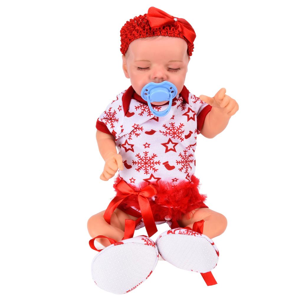 Кукла-реборн, 18 дюймов, новорожденная кукла с одеждой, бутылочкой для кормления, подарочная коллекция для