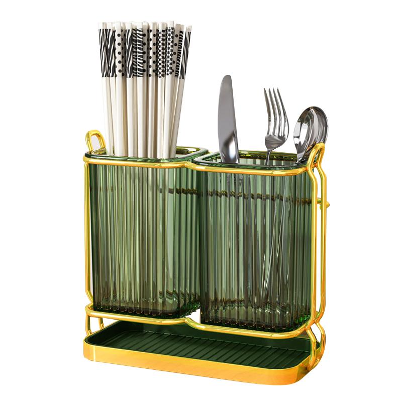 Подставка для кухонных столовых приборов, настольная сушилка для столовых приборов, роскошная подставка для хранения столовых приборов Nordic Light, держатель для вилок и ложек, органайзер для столовых приборов