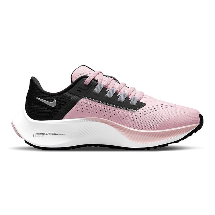 Nike Air Zoom Pegasus 38 GS Pink Foam Детские кроссовки Черный Темно-Дымчато-Серый Металлик-Серебристый CZ4178-609
