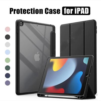 Роскошный флип-кожаный чехол для iPad 9, 10, поколения 2022, смарт-чехол Funda для iPad Pro 11 Air 5, 3, 4 Gen, 6, 7, 8, 9, Mini 6, прозрачный чехол