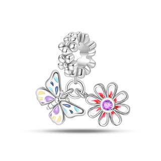 Glow in The Dark Firefly Charm Bead Fit Necklace Bracelet 925 Silver Chameleon Pendant Beads Women DIY Jewelry Making