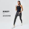 Женские спортивные леггинсы с эффектом двух изделий, пояс на шнурке, облегающие, с высокой талией, телесного цвета, одежда для фитнеса, йоги, укороченные на девять десятых, D11011