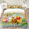 Pooh Piglet'S Adventure Print 3Pcs Bedding Setduvet Cover With 2 Bedropillowcase Home Birthday Gift
