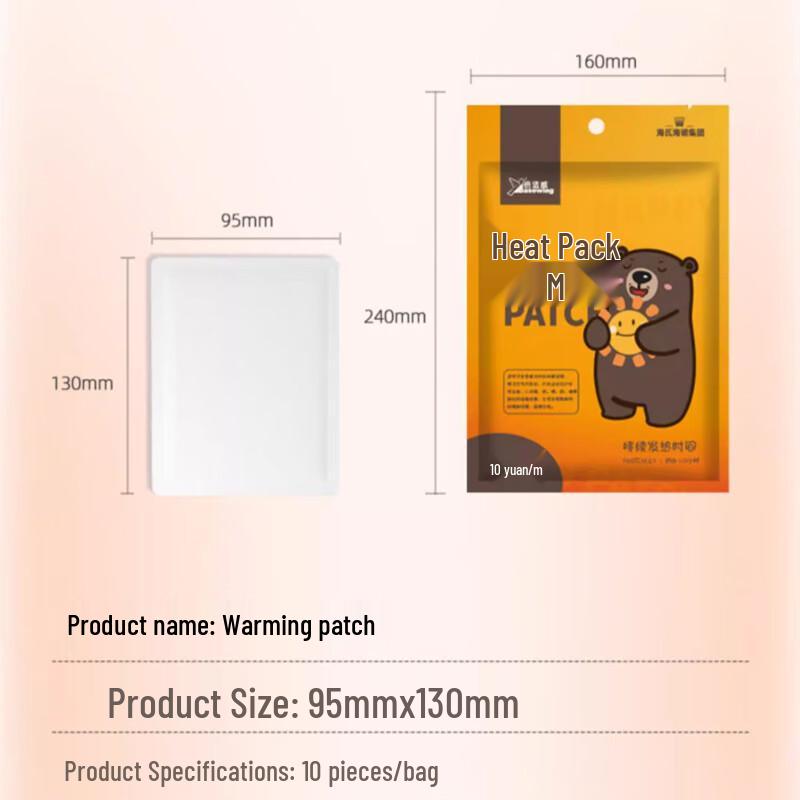 Self-Heating Body Warmer Patches