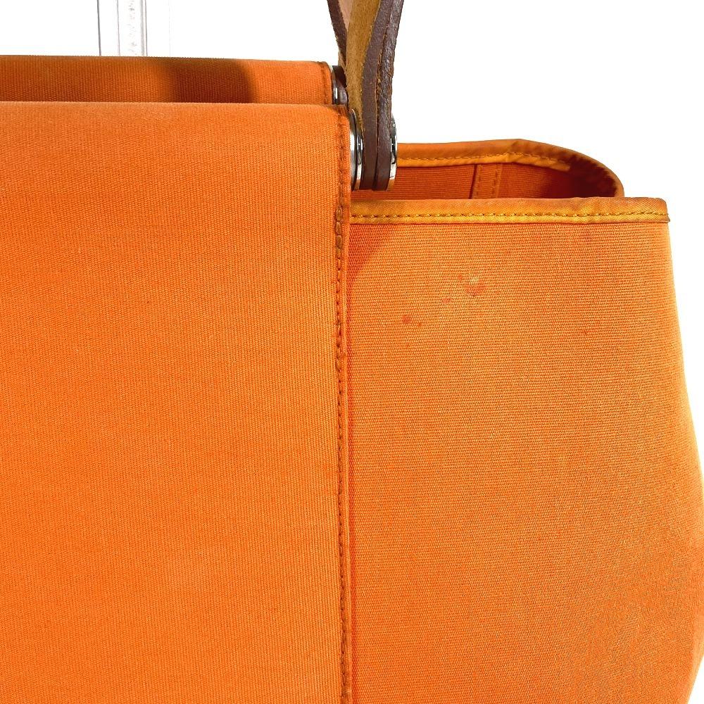 HERMES Kabak Elan PM Kabak Elan PM Shoulder Bag Tote Bag Canvas/Leather Orange