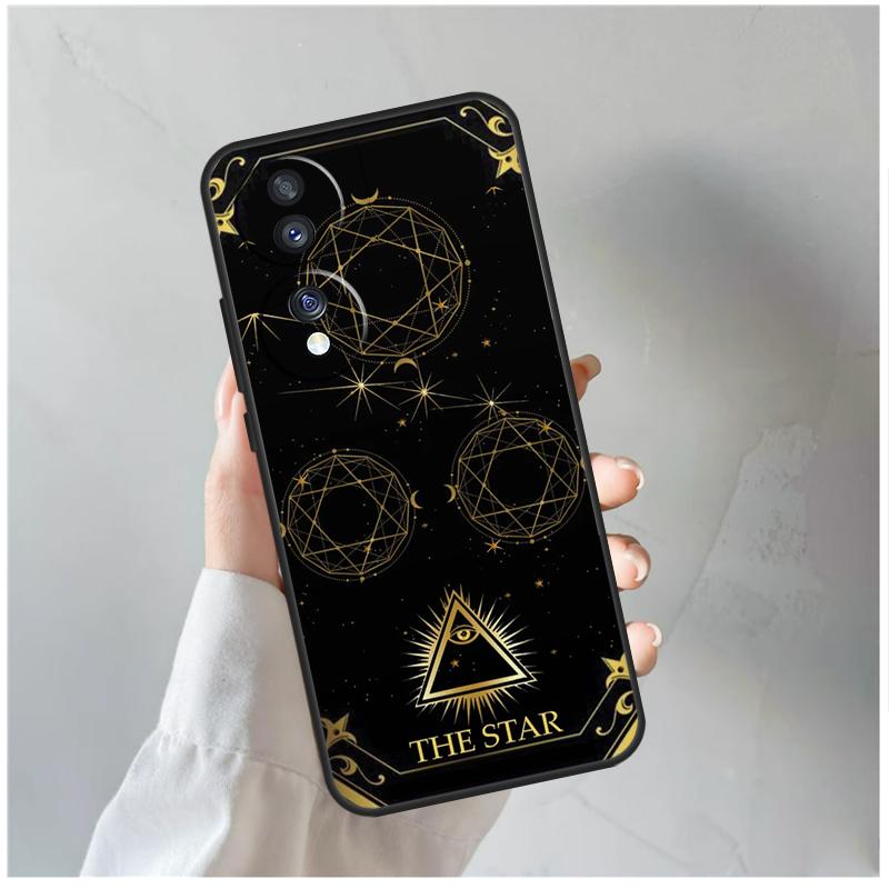 Astrology Tarot Cards Phone Case For Honor X8b X9b X8 X9 X6a X7a X8a X9a Honor Magic 6 Pro 5 Lite 50 70 90 Cover