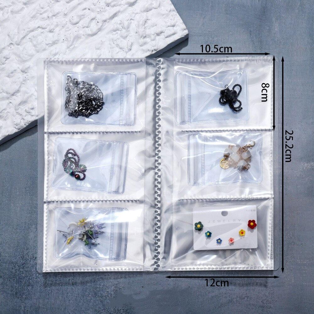 10/20/30/40/50 шт., антиокислительные ювелирные изделия, прозрачная книга для хранения, маленькая пластиковая подарочная упаковка для ювелирных изделий, сумка для ожерелья, сумка для демонстрации