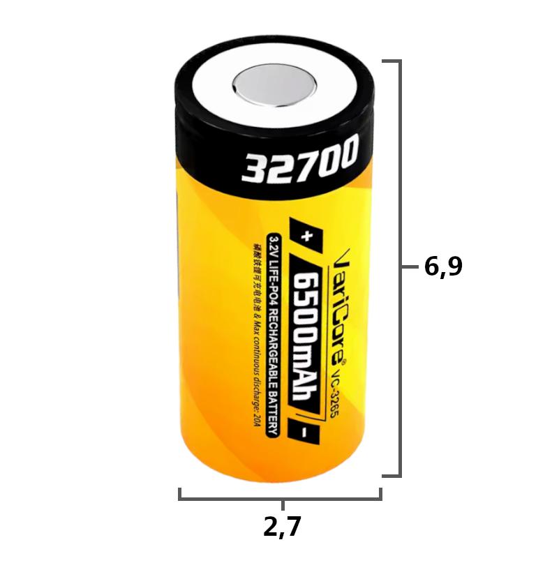 Akumulator Bateria Ogniwo Varicore Vc-3265 Life-Po4 32700 Li-Ion 3.2V 6500Mah
