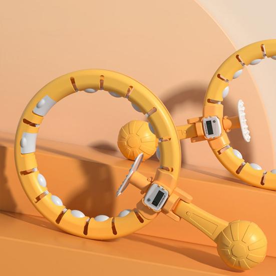 Умное кольцо Hula, тихое, взвешенное, съемное, регулируемое, 5 передач, массажное, сжигающее жир, фитнес-оборудование для тренировок на талии и животе со счетчиком