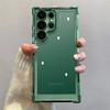 Роскошный гальванический HD прозрачный чехол для Samsung Galaxy S24 S23 S22 Ultra Plus Противоударный бронированный мягкий бампер Жесткая задняя крышка Capa