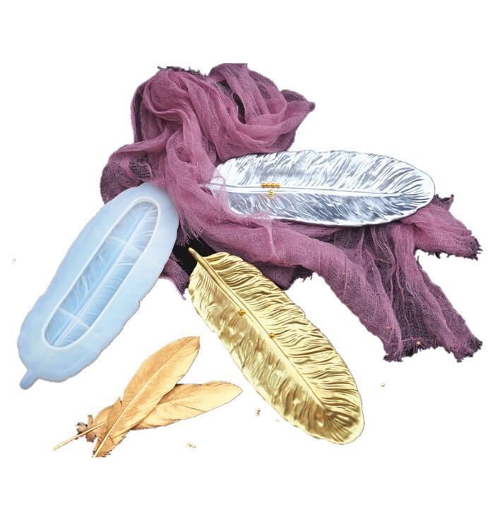 1 шт. коробка для хранения перьев в виде сердца, силиконовая форма, сделай сам, декоративная смола, форма для изготовления ювелирных изделий, формы для эпоксидной смолы