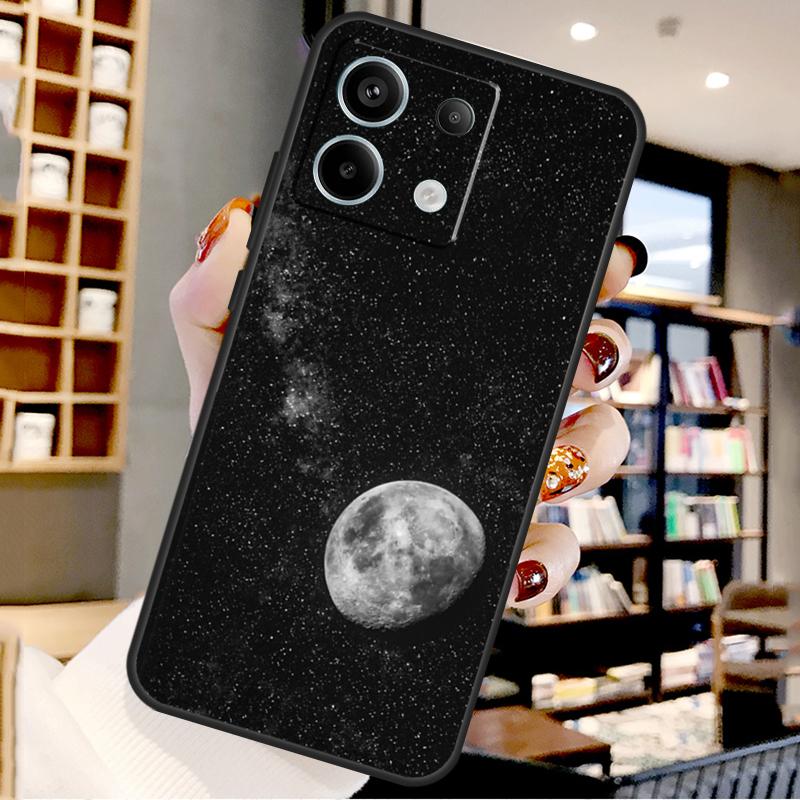 Space Sky Moon For Xiaomi Redmi Note 14 Pro 12 11 9 10 13 15 Pro Plus Case For Redmi 15 10C 12C 13C 14C 15C