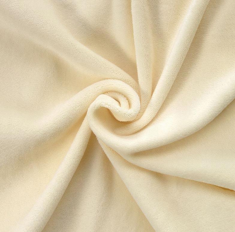 Scandinavian Chair Cover Cream Velvet Beige