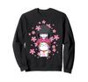 Japanese Cute Kokeshi Doll Kimono and Lucky Cat Sweatshirt