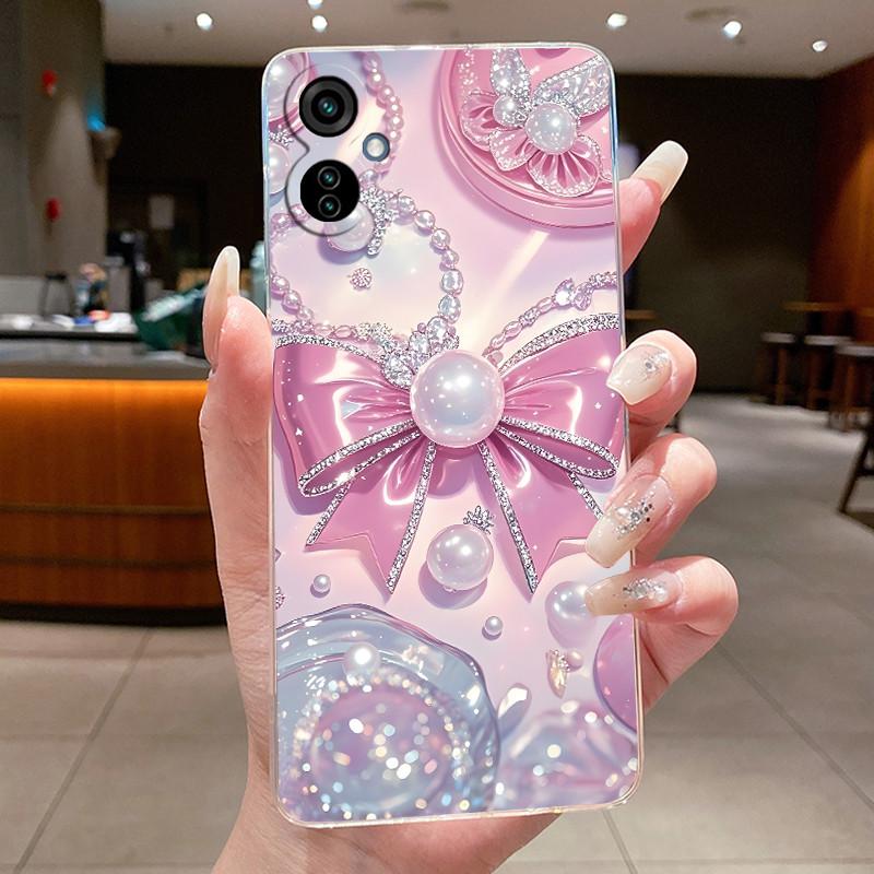 For Tecno Camon 19 Neo Casing Luxury Fashion Butterfly Flowers Soft TPU Silicone Clear Back Cover Camon 19Neo CH6i Phone Case