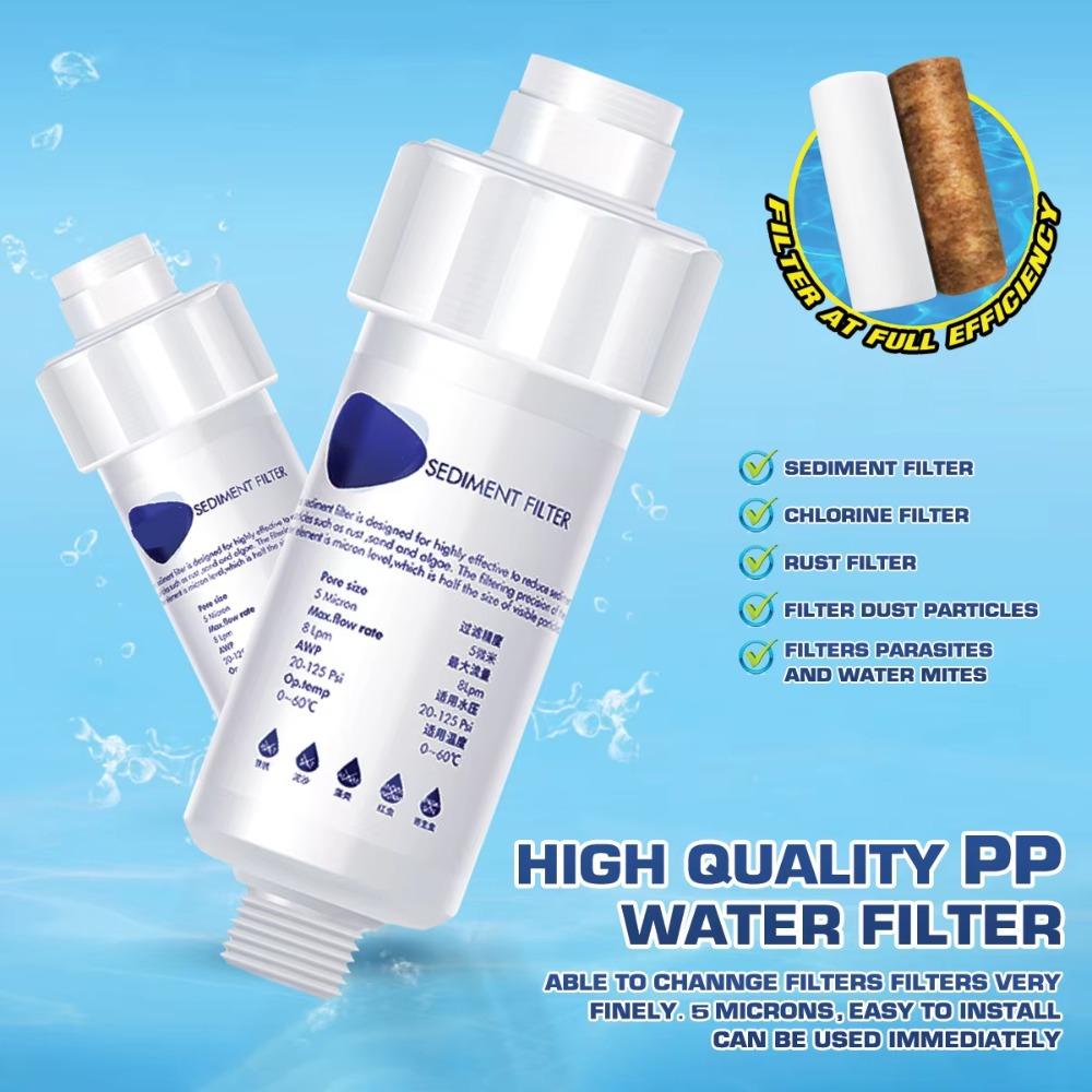 Shower Pre-chlorine Removal Filter Under Sink PP Cotton Filter Purifier Washing Machine Filter